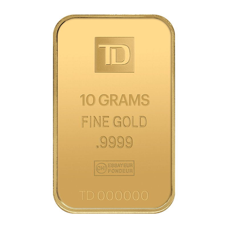 Image pour Lingot d’or TD de 10 g à partir de Métaux précieux TD